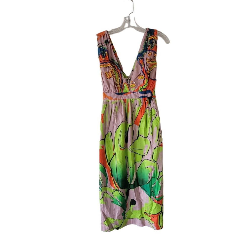 Anthropologie Roompa PERMARAJUA‎ Nenma Dress Midi MEDIUM NWT - Picture 4 of 9